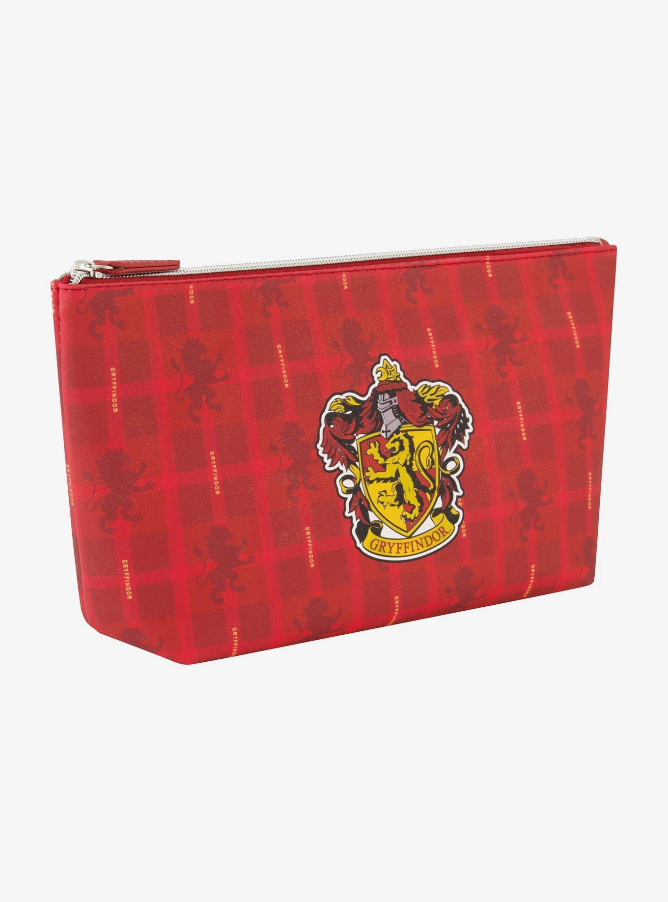 Harry Potter Gryffindor Plaid Cosmetic Travel Bag 8 Harry Potter Gryffindor Plaid Cosmetic Travel Bag - Image 6