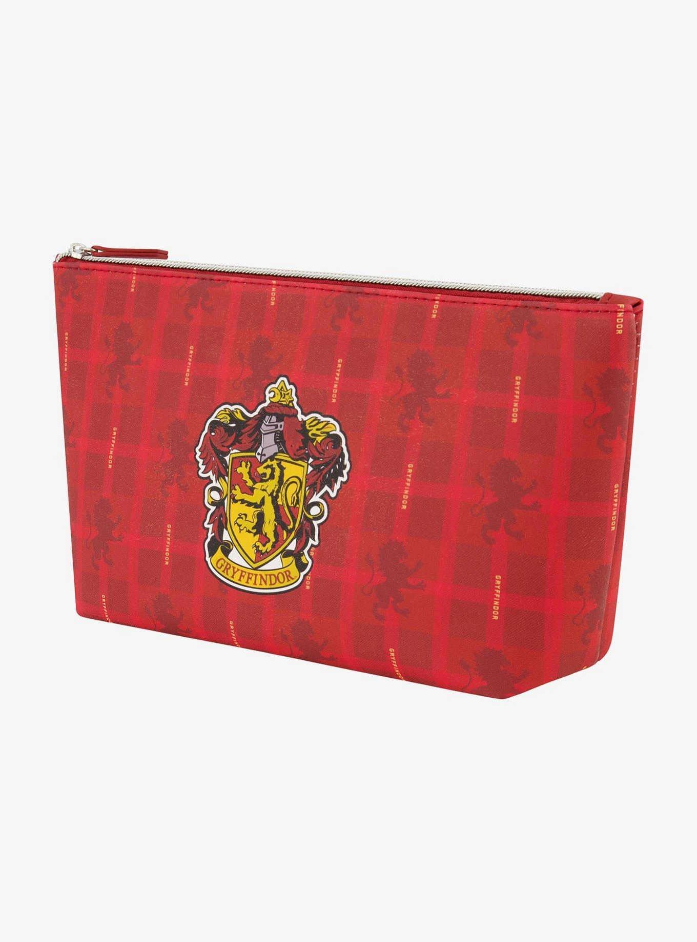 Harry Potter Gryffindor Plaid Cosmetic Travel Bag 9 Harry Potter Gryffindor Plaid Cosmetic Travel Bag - Image 7
