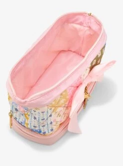 Disney Princess Icons Patchwork Quilted Cosmetic Bag - BoxLunch Exclusive -Bioworld Store 34924255 av4