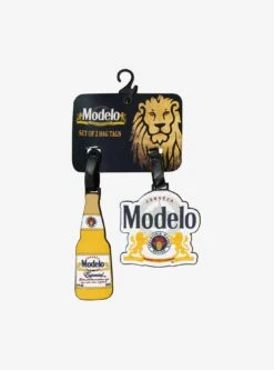 Modelo Bottle & Logo Badge 2-Piece Luggage Tag Set -Bioworld Store 34933062 av2 1