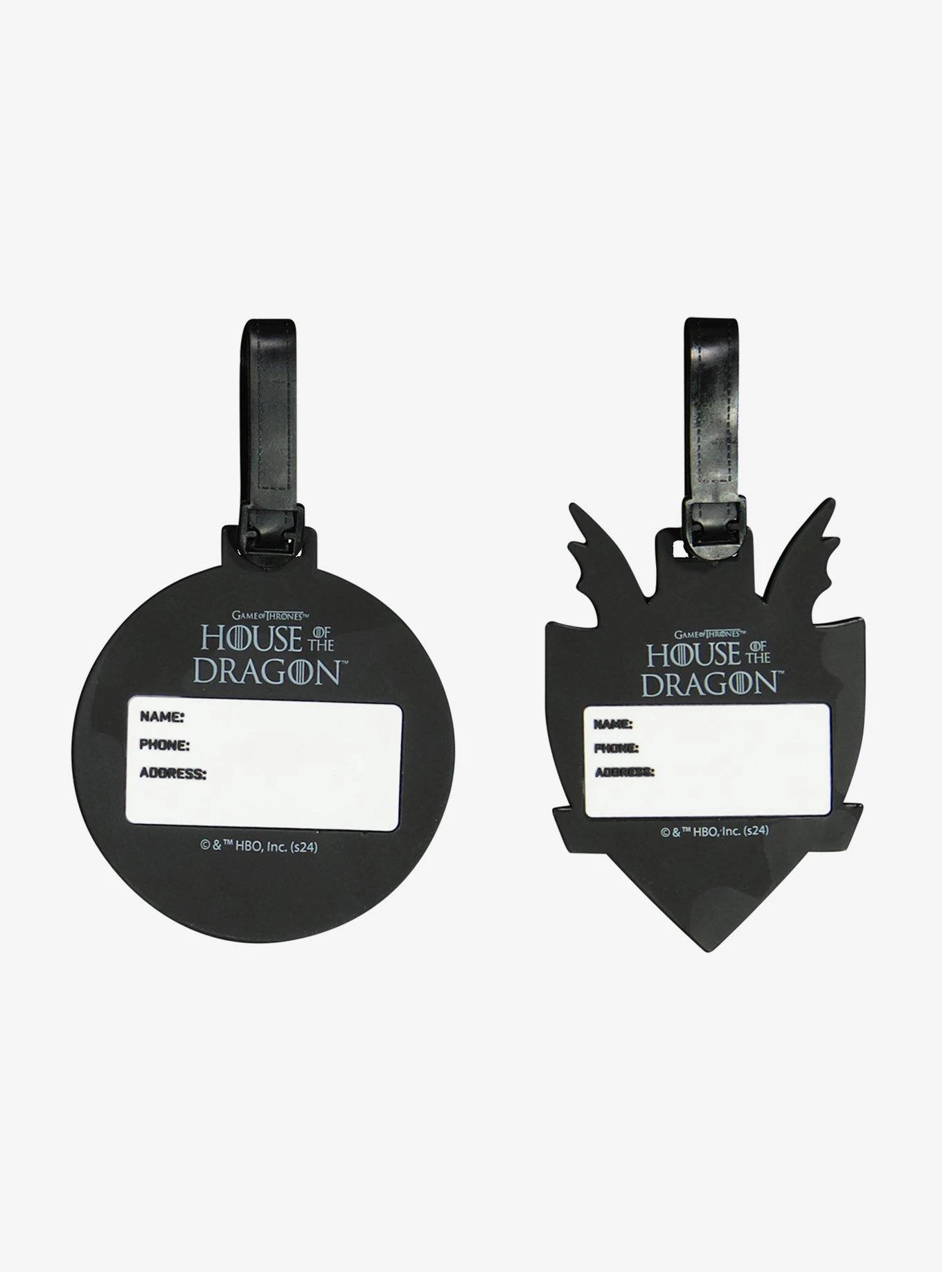 House Of The Dragon 2-Piece Luggage Tag Set 5 House Of The Dragon 2-Piece Luggage Tag Set - Image 3