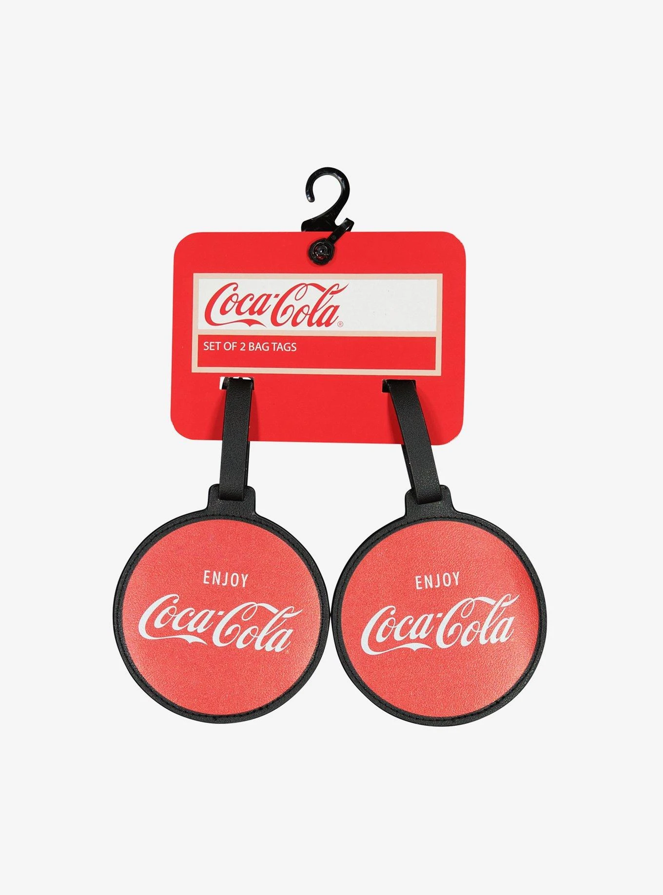 FUL Coca-Cola Circle 2-Piece Luggage Tag Set 4 FUL Coca-Cola Circle 2-Piece Luggage Tag Set - Image 2