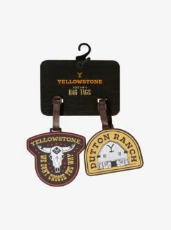 Yellowstone Dutton Ranch 2-Piece Luggage Tags -Bioworld Store 34933091 av2 1