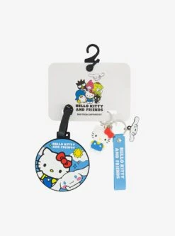 Sanrio Hello Kitty & Cinnamoroll Luggage Tag & Lanyard Set -Bioworld Store 34933096 av2 1