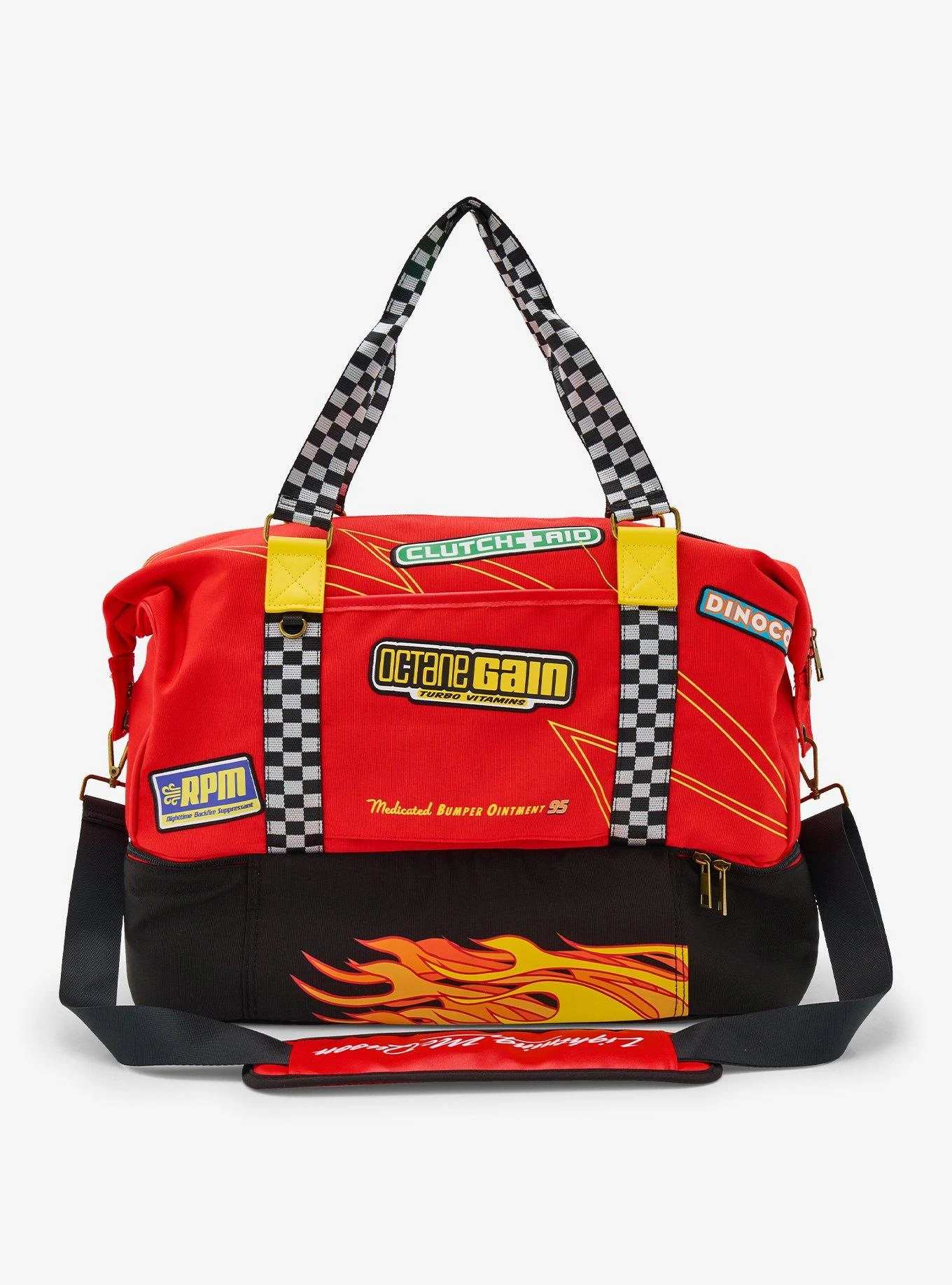 Disney Pixar Cars Lightning McQueen Icons Duffle Bag - BoxLunch Exclusive 4 Disney Pixar Cars Lightning McQueen Icons Duffle Bag - BoxLunch Exclusive - Image 2
