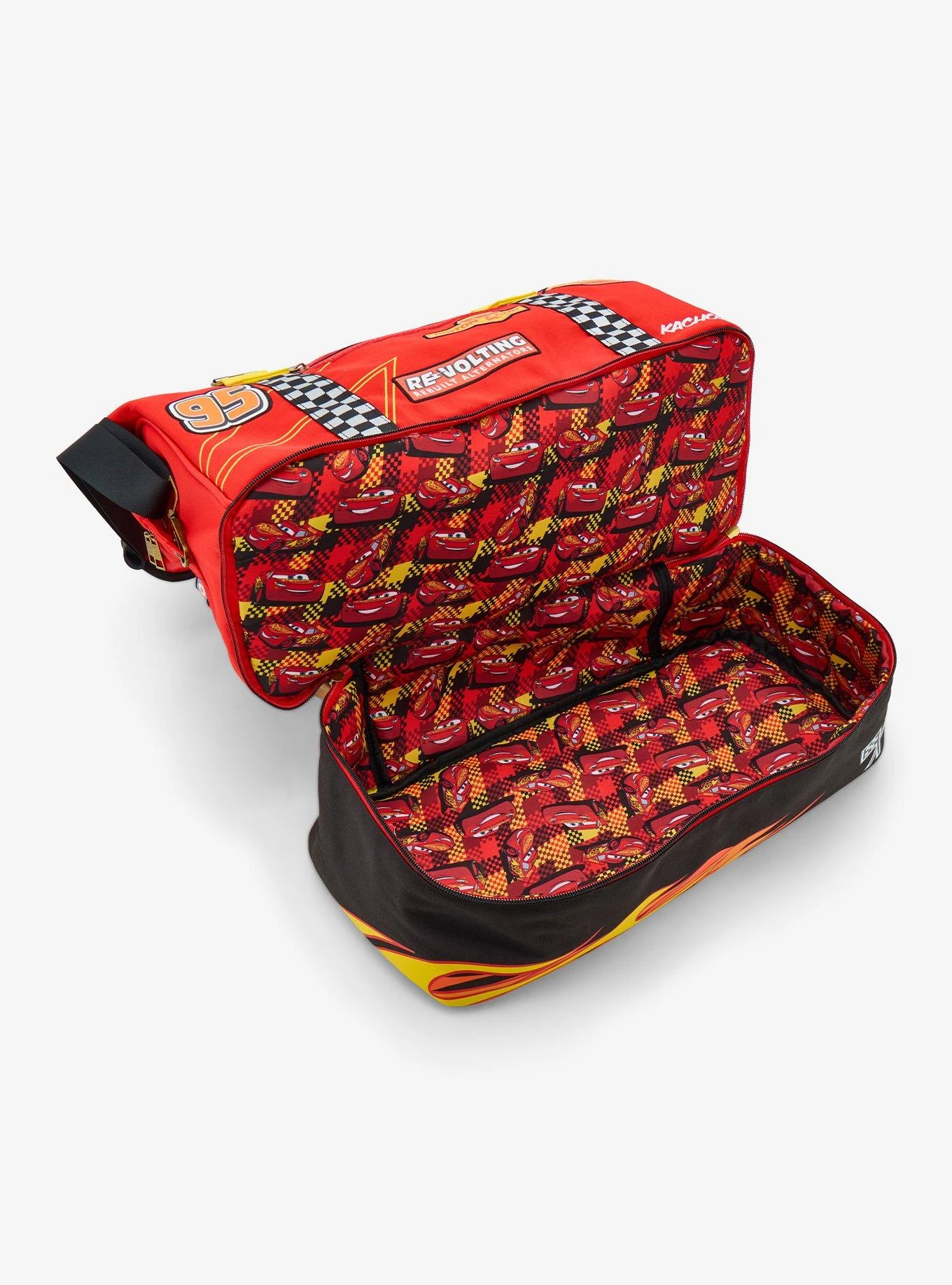 Disney Pixar Cars Lightning McQueen Icons Duffle Bag - BoxLunch Exclusive 9 Disney Pixar Cars Lightning McQueen Icons Duffle Bag - BoxLunch Exclusive - Image 7