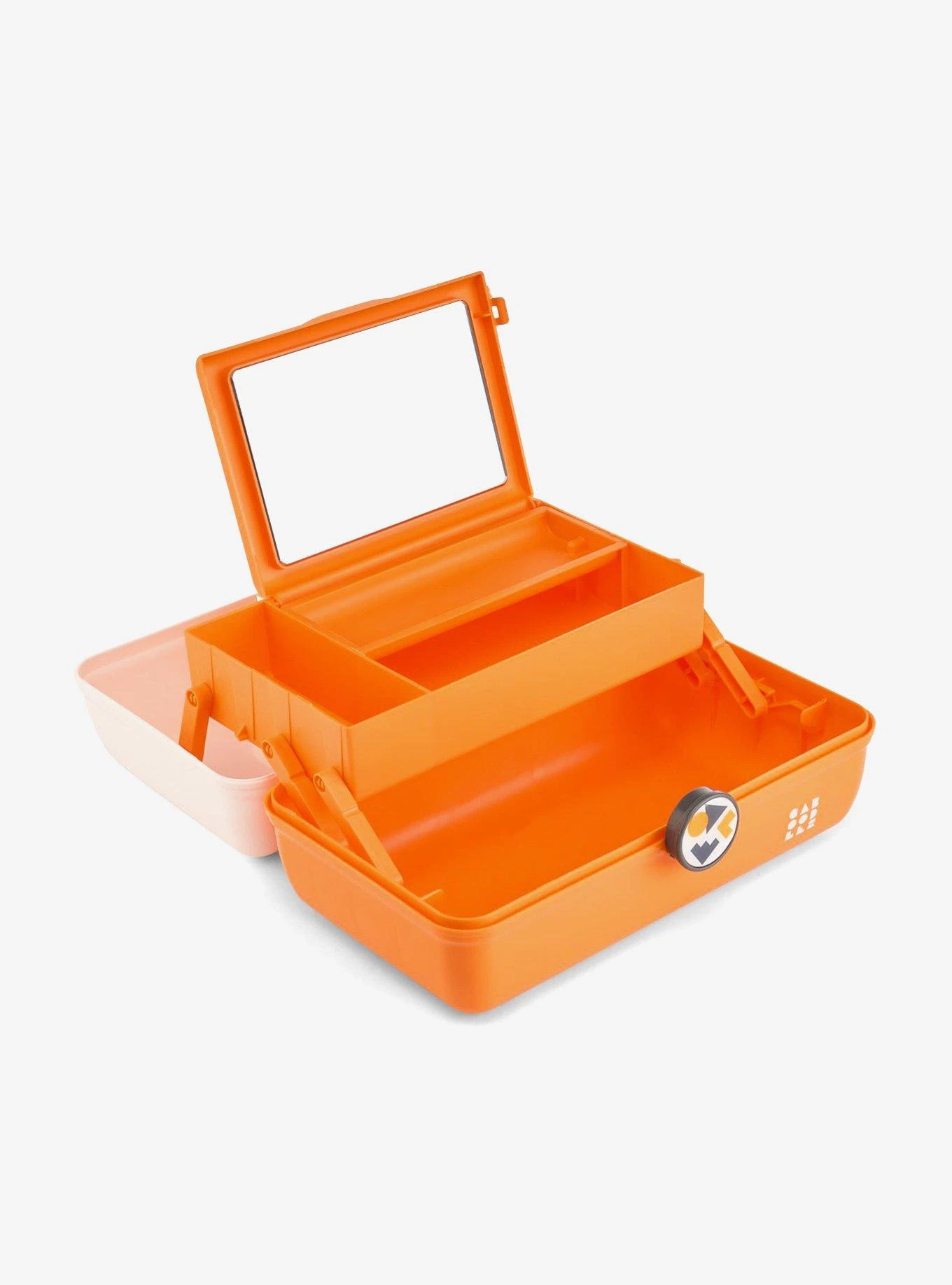 Caboodles School Spirit On-The-Go Girl White Over Orange 6 Caboodles School Spirit On-The-Go Girl White Over Orange - Image 4
