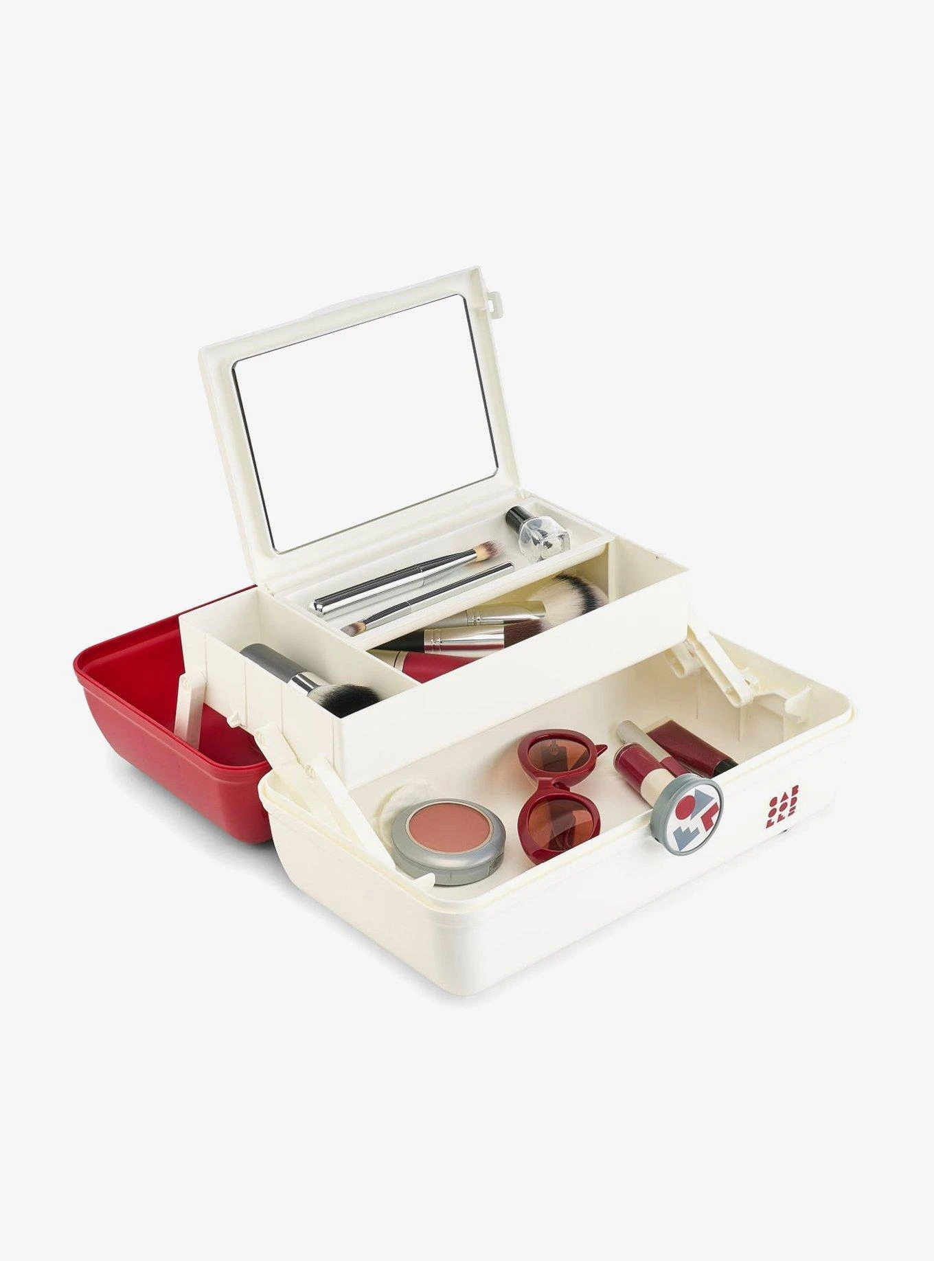 Caboodles School Spirit On-The-Go Girl Crimson Over White 7 Caboodles School Spirit On-The-Go Girl Crimson Over White - Image 5