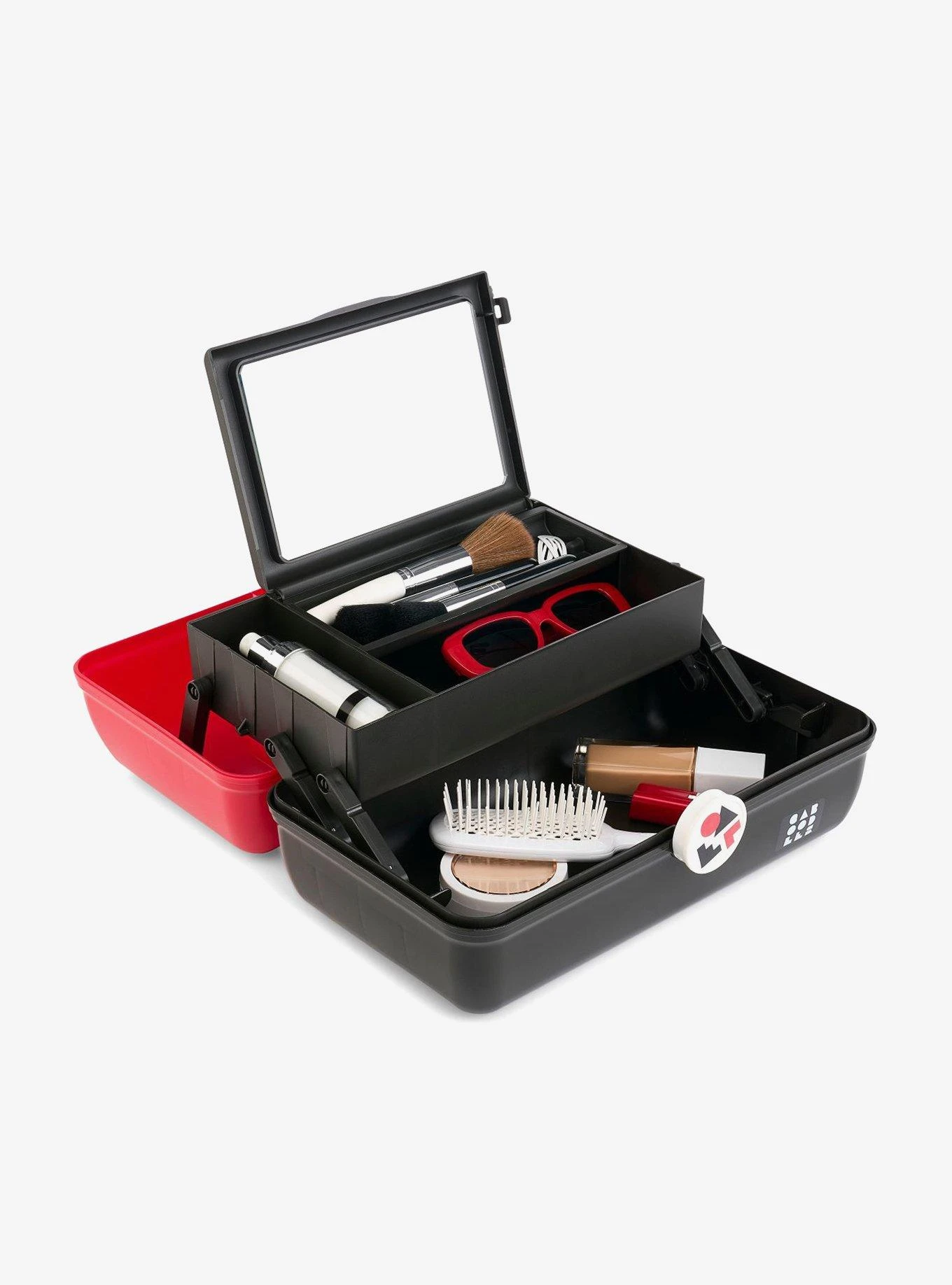 Caboodles School Spirit On-The-Go Girl Red Over Black 7 Caboodles School Spirit On-The-Go Girl Red Over Black - Image 5