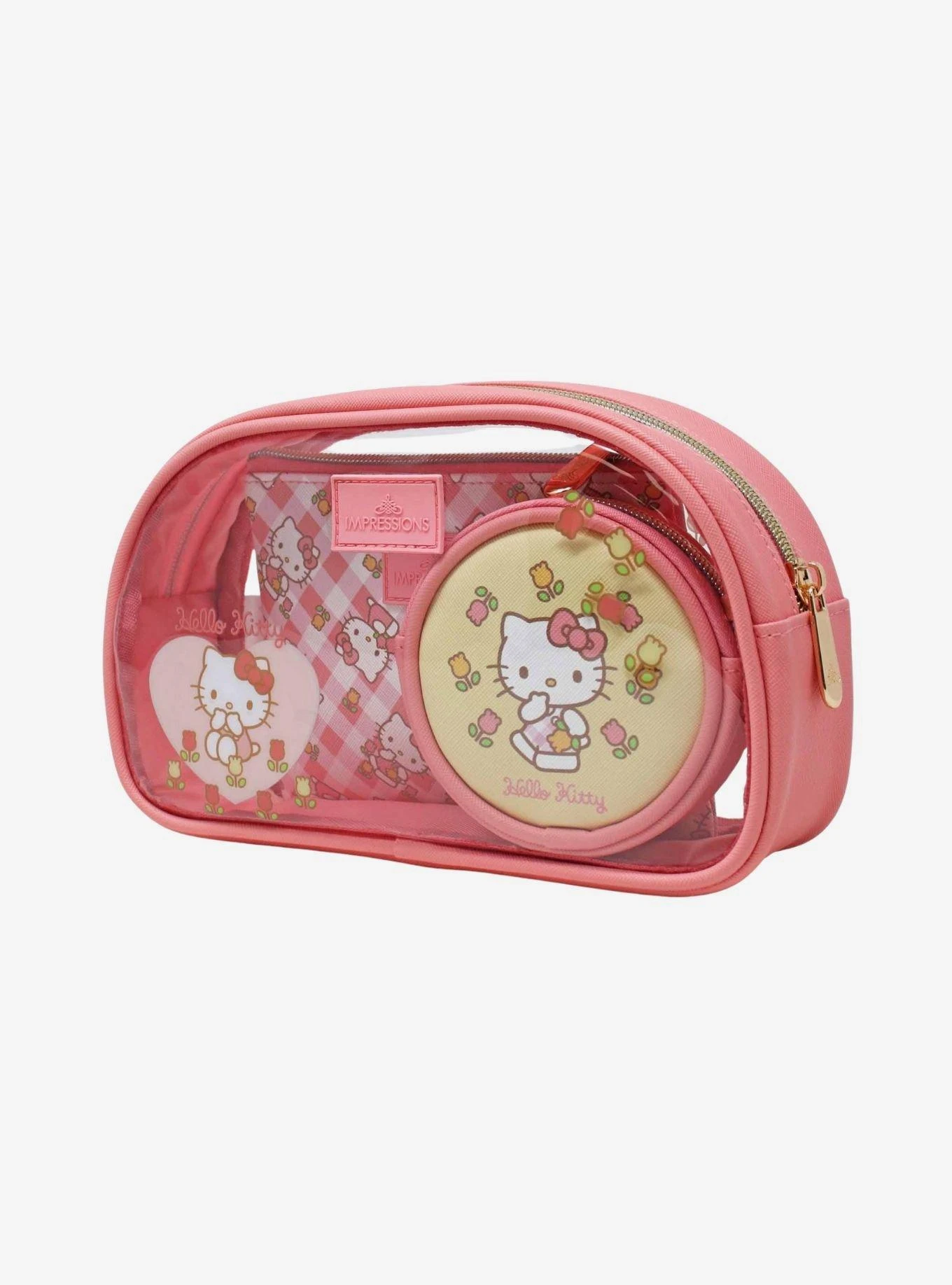 Sanrio Hello Kitty 3-PC Makeup Bag Set 6 Sanrio Hello Kitty 3-PC Makeup Bag Set - Image 4