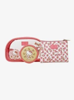 Sanrio Hello Kitty 3-PC Makeup Bag Set 10 Sanrio Hello Kitty 3-PC Makeup Bag Set -Bioworld Store 35848717 av3