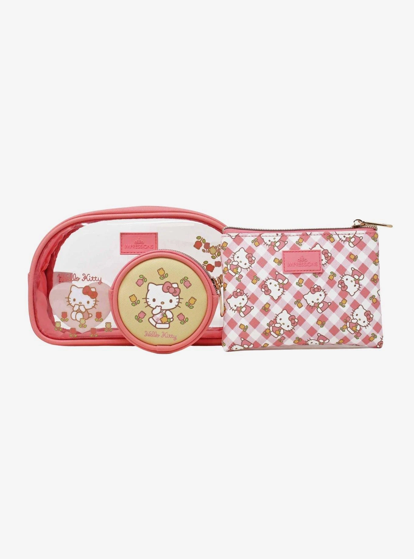 Sanrio Hello Kitty 3-PC Makeup Bag Set 5 Sanrio Hello Kitty 3-PC Makeup Bag Set - Image 3